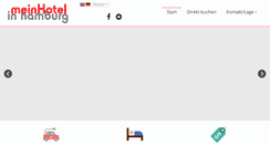 Desktop Screenshot of meinhotelinhamburg.de