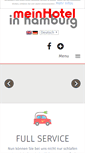 Mobile Screenshot of meinhotelinhamburg.de
